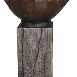 Garden Art Decorative Poly Resin Fountain with Led Light for Indoor Outdoor Home Office Garden Décor GA172050(L45.5*B45.5*H99 cm)-image-38