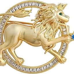 Fashion Jewellery White Gold Polished Copper Trendy Zircon Saree Brooch, Best for Bridal Wear & Special Occasion - 189309-image-33