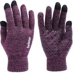 Warm Woolen Hand Gloves Stretchable Women Winter Wool Biker Acrylic with Fingertip Touch Free Size-image-4
