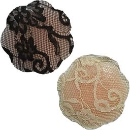 Adhesive Fabric Nipple Cover Silicone Sticky Lace Petal Lightweight Reusable Thin Breast Cover Bra Free Size-image-13
