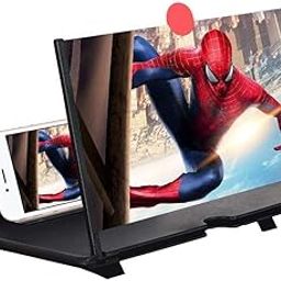 3D Screen Amplifier, Phone Screen Magnifier, Mobile Phone Screen Magnifier, Screen Magnifier for Cell Phone Compatible with All Smartphones, Folding Phone Stand for Movies, Videos, Gaming.-29