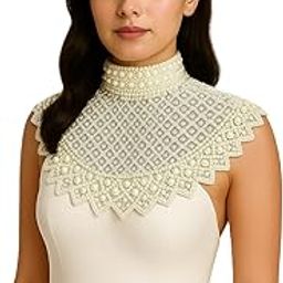 Designer White Poncho for Women and Girls (Fit, Hand Embroidery with Expensive Pearls Work, Perfect Casual Bridal, Looks Stunning with Sarees, Made in India)-image-97