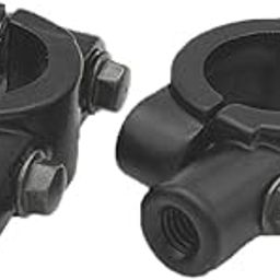 LOOM TREE Universal Motorcycle 7/8" Handle Bar Mirror Mount Holder Clamp Adaptor 10mm-19