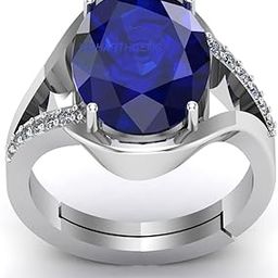 Certified Unheated Untreatet 5.00 Ratti A+ Quality Natural Blue Sapphire Neelam Gemstone Silver Ring for Women's and Men's-image-28