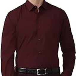 Peter England Men's Solid Slim Fit Shirt-image-10