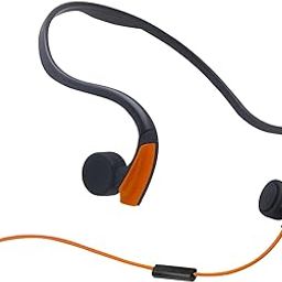 LOOM TREE Bone Conduction Wired Headset Voice Control for Running Outdoor Sport Orange-30
