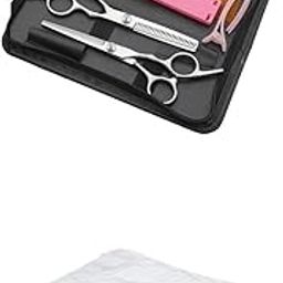 UJEAVETTE® Professional Salon Hair Cutting Cape Shawl Scissors Comb Styling Tools Kit-72