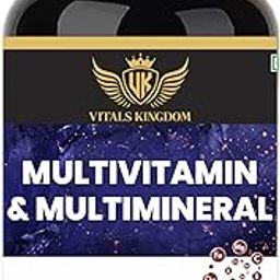 Vitals Kingdom Multivitamin & Multimineral – Daily Supplement for Men & Women – With Ginseng, Ginkgo, Grape Seed, Green Tea & Essential Nutrients – 60 Vegetarian Capsules-image-12