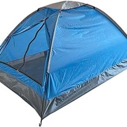 Enakshi (LABEL) Creations 2 Person Camping Tent Dome Single Layer Sun Shelter for Family Garden Hiking Blue-image-15