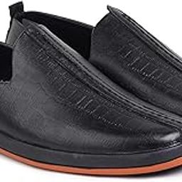 Men’s Formal Synthetic Leather Sandals with Closed-Toe Design – Elegant Slip-On sandal for Office & Parties-image-13