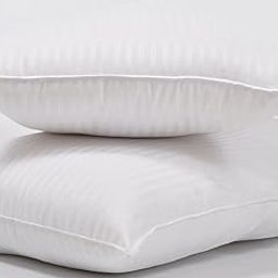 Habitat Rectangular 20x36 Inches Pillow, Set of 2, Bed Mabel Pillows for Sleeping King Size Pillow, Hollow conjugated Pillow Home & Hotel Collection Fluffy Pillows Soft, 2 Pack-White-image-10