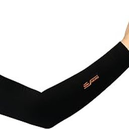 TYNOR Arm Sleeve, Compression Support for Pain Relief, Sports, Cricket & Gym | Durable, Flexible Material | High Performance, UV Protection For Men & Women (Black & Green)-image-53