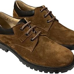 Men's Formal Lace-Up Shoes | Handcrafted Italian Suede Leather | British Style Derby | Comfortable for Business, Casual & Parties |-image-4