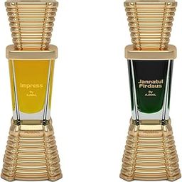 Ajmal Impress Concentrated Perfume Free From Alcohol 10ml for Male & Ajmal jannatul Firdaus Concentrated Oriental Perfume Free From Alcohol 10ml for Unisex Combo-image-83