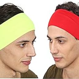 Workout Headband for Women & Men - Wide, Moisture Wicking & Non-Slip Exercise Hairband or Sports Sweatband - Keep Your Hair in Place - Performance Stretch & Ideal for Running & Yoga-image-80