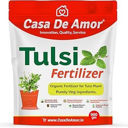 Casa De Amor Organic Tulsi Essential Plant Fertilizer Holy Bisil Plants with Growth Nutrients and Charged Micro-organism for Tulsi Plant in Balcony, Terrace & Home Gardening, 900 gm-image-86