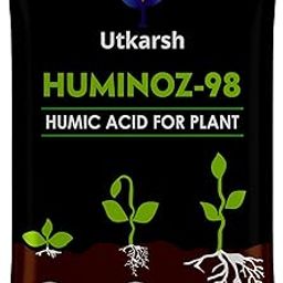 UTKARSH Huminoz-98 Humic Acid (98%) for Plant | Plant Fertilizer for Potted Plants | Growth Enhancer, Soil Conditioner, Improves Plant Root System | (Set of 1; 250 gm)-image-57