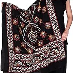 rajeraj Cotton Women's/Girl's Stylish Kutch Ari Embroidery Dupatta-04-picture-24