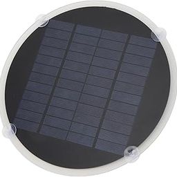 Cryfokt Round Solar Cell Panel, 12V Portable Round Solar Panel with High Output Efficiency and 20W for Ignition-picture-18