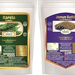 Biotic Karela & Jamun Seed Powder - 200 gm (100gm each)-30