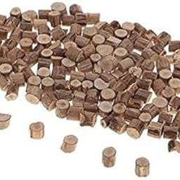 MERISHOPP®2x100 Pieces Natural Pine Wood Log Slices Craft Rustic for Wedding Decorations|Crafts | Multi-Purpose Craft Supplies | Crafting Pieces | Wooden Pieces-image-19