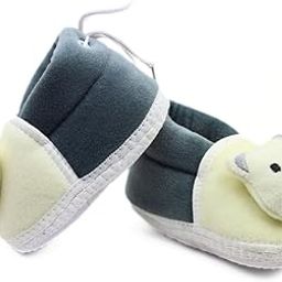 6 To 12 Months Baby Boys & Girls Cotton Animal Face Shoes/Booties -BT3366-image-91