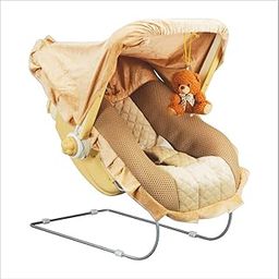 GRAZIA 12-in-1 Baby Bouncer Cum Carry Cot – Portable Cradle with Soothing Vibration, Removable Cover & Adjustable Recline, Travel-Friendly (Brown, Set of 1)-10