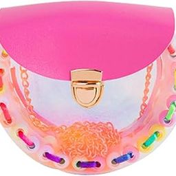 CALANDIS™ DIY Children Handmade Shoulder Bag Making Set PVC Lady Purse Making Supplies Rose Red | Womens Handbags & Bags-image-42