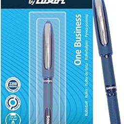 Luxor Schneider, One Business Roller Ball Pen - Blue, 0.6 mm, 2200 mtrs writing length, Waterproof Ink, Consistent ink flow, Ideal for Professionals & Office essential-29