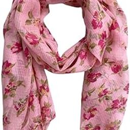 Rajasthani Women's Poly Winter Pink Floral Print Kota Doria Checkered Dupatta-32