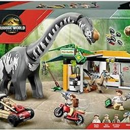 LEGO Jurassic World Raptor & Titanosaurus Tracking Mission Dinosaur Toy 76973 Building Blocks Toys for 7+ Gift for Boys and Girls-image-70