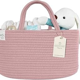 KiddyCare Baby Diaper Caddy Organizer Pink Regular Size-image-64