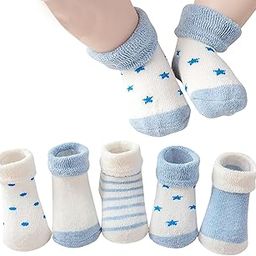 BEMBIKA Baby Socks Soft, Anti-Slip, and Stylish Socks for Toddlers, Perfect for Baby Crawling and Safety -(Blue|6-12 Months)-image-76