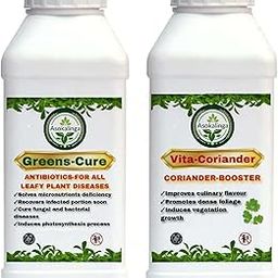 Vita Coriander booster+Greens plants cure Combo|Complete Leaf Care Solution For Healthy,Disease-Free,Fast-Leafy plants|Promotes Fast and Healthy Growth &growth regulator (500ml+500ml)-image-70
