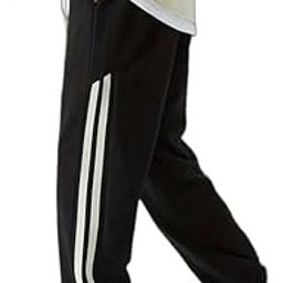 Men Stylish Trackpant for Regular USES (V1_Black_White_Double_Patti_478)-image-91