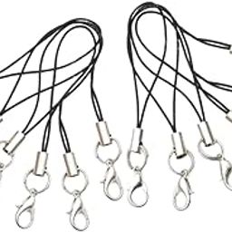 Multi Use Phone Strap Charm lobster clasp for cell phone Cover key ring Pen drive Badge Holders Charm DIY Jewelry straps thread Ring with Hook-image-77