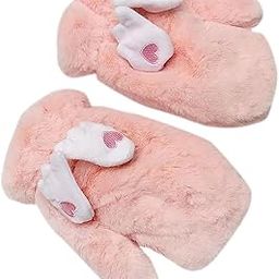THE STYLE SUTRA Women Winter Gloves Warm Thicken Angel Small Wings Mittens for Girls Holiday Pink-17