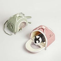 ATORSE Hamster Travel Carrier Bag Guinea Pig Carrier Bag for Squirrel Small Pet Rat Green-image-57