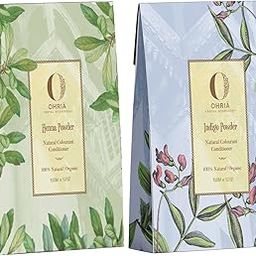 Ohria Ayurveda Organic Hair Coloring kit Henna Powder & Indigo Powder | Natural Vegan Hair Color and Conditioner | Suitable for All Hair Types| Men & Women- 150g | Natural Hair Colouring Kit | Henna Powder & Indigo Powder 150gm Each-image-46
