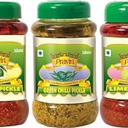 Pravin Pickles Combo of 3 Jar - Mango Pickle 500g, Lime Pickle 500g, Chilli Pickle 500g-image-53