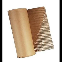 LAKU PROSPER EDGE Sustainable Paper Packaging Bubble Wrap | Eco-Friendly Brown Paper Bubble Wrap Cushioning For Breakables, Fragile, Shipping, Gift | Expandable Upto 40-50%,Brown (50Meter, 15inch)-picture-32