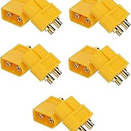 DS Robotics 5Pairs 10pcs XT60 XT-60 Male Female Bullet Connectors Plugs for RC Lipo Battery-14