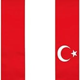 Turkey Flag Graduation Shawl Sash Stole Wraps Scraf For International Study Pride Women Men-image-94