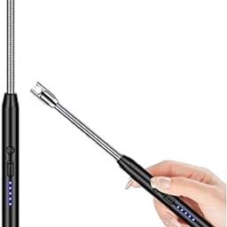 Candle Electric Rechargeable Arc Lighter with Led Long Flexible Neck USB Lighter-20
