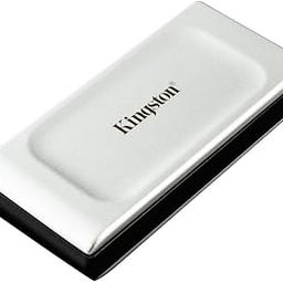 Kingston Xs2000 4Tb High Performance, Read/Write Speeds Up to 2,000Mb/S, Pocket-Sized Portable External Ssd Sxs2000/4000G, Silver, Usb3.2_Gen_2_X_2-30