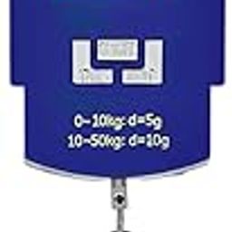HAICI Metal Luggage Weighing Scale, 50 kg Capacity, Accuracy 5 g/10 g, Portable Hanging Digital Weighing Machine, Electronic Weighing Scale for Flight, Travel, Baggage, Cylinders (Colour may var-32