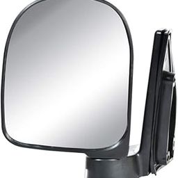 UNO MINDA RV-15001L Shatterproof Glass Rear View Mirror (Black)- Left Hand Side for Hyundai Santro-35