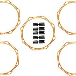 CALANDIS™ 5X Agility Rings Speed Rings for Indoor or Outdoor Use Practice Games Hockey Orange | Training Aids | Soccer | Team Sports-image-57
