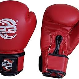 Boxing Gloves for Punch Bag Training Gym Exercise & Boxing Equipment Sports Pro Mitts for Boxing Wraps with Extra Padded Protection for Mens & Women (RED)-image-73