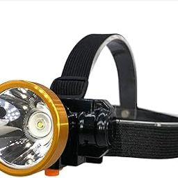 Flysmart Head Flashlight Rechargeable LED Headlights Emergency Lighting Portable Outdoor Camping Hiking Rechargeable 75W Emergency Torch Water Resistant-18